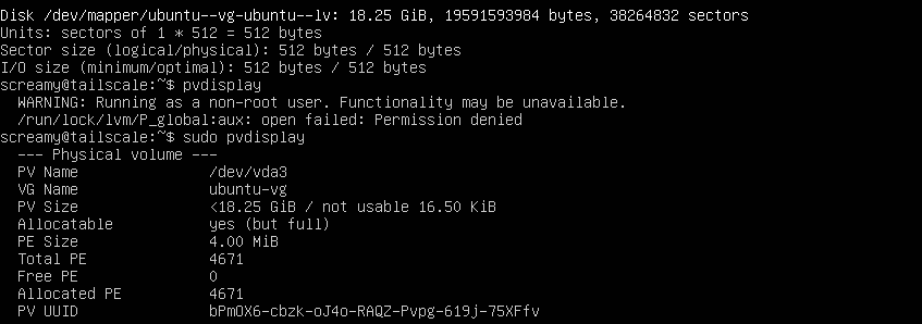 Proxmox - Ubuntu VM Disk vergrößern