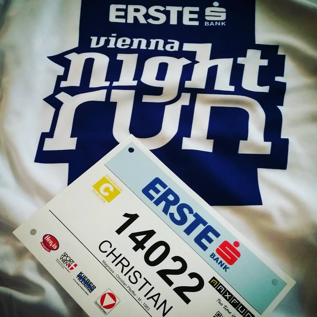 Ready for tomorrow! #viennanightrun 2016