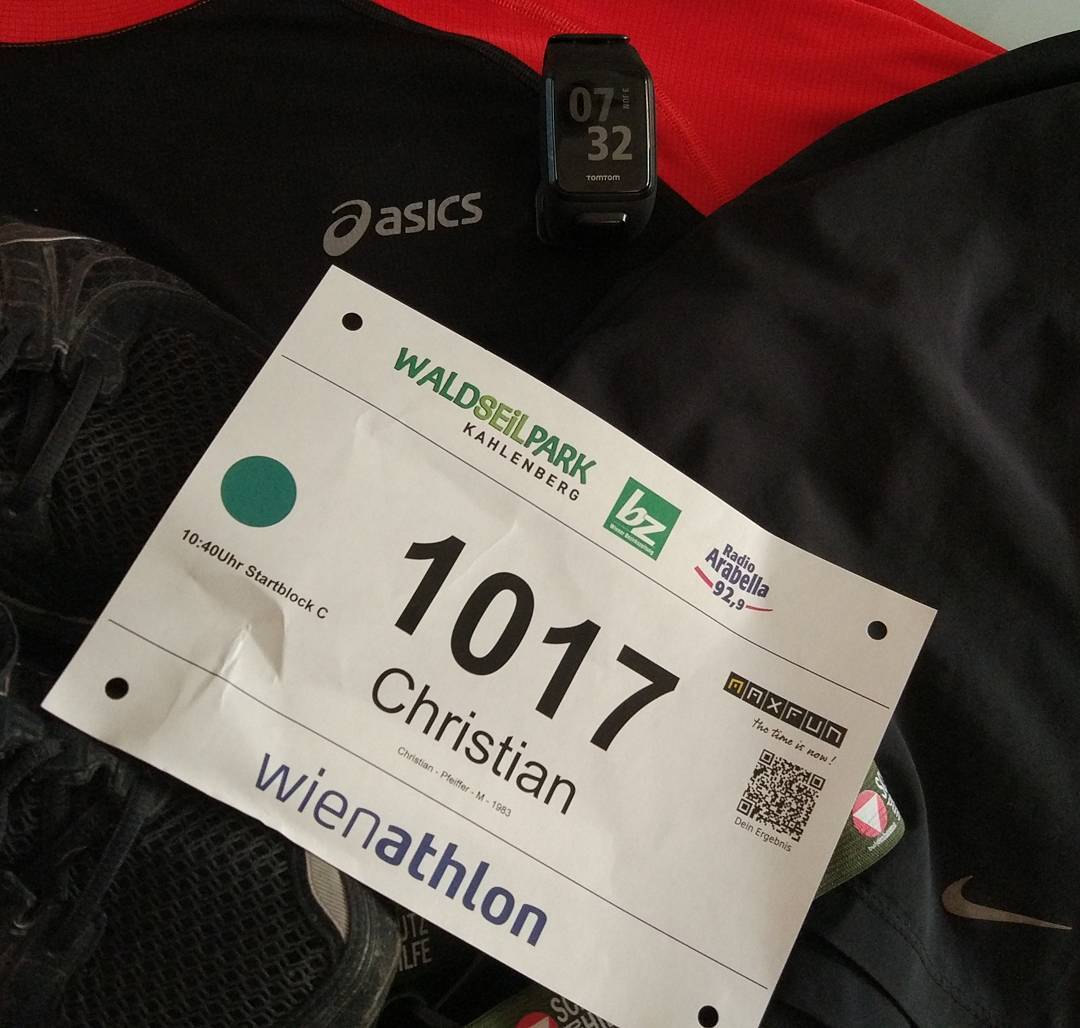 Bereit für den #Wienathlon 2017! #asics #nike #tomtom #runnerdrun