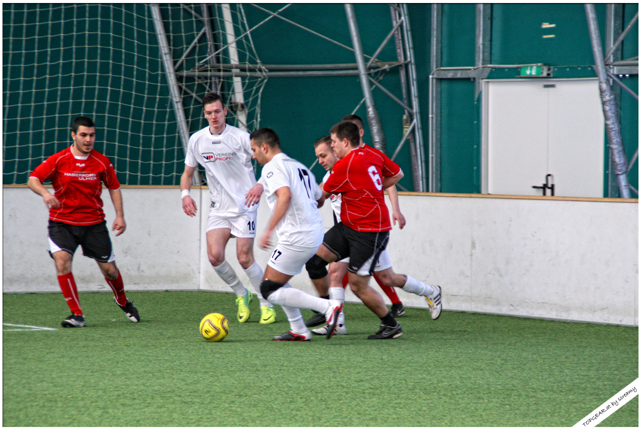 Hallen Fußball Match