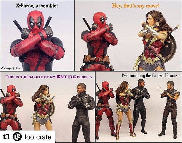 #Repost @lootcrate (@get_repost) ・・・ Who does the ✖️ better? (Comic by: @avengergram