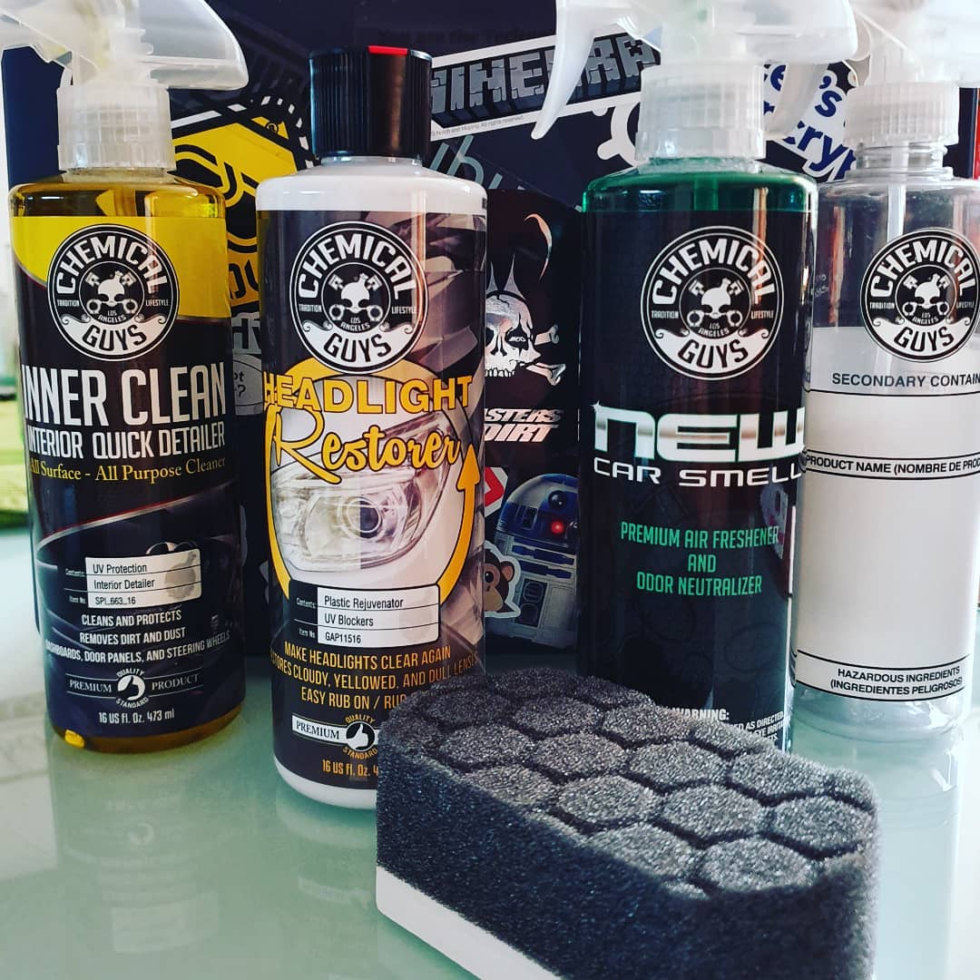 New #cardetailing stuff for my new car 🥰 Thanks @chemicalguys_at for the fast shipping #chemicalguys #car #carlovers #newcar