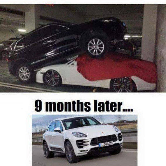 #porsche #meme #birth