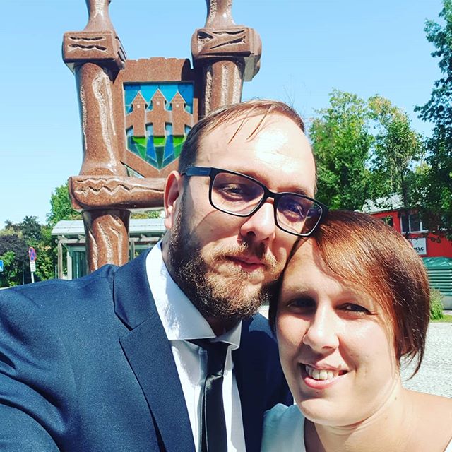 Nach 10 Jahren in „wilder Ehe“ haben wir in uns heute endlich das Ja Wort gegeben. 10 wundervolle Jahre liegen hinter uns uns hoffentlich noch 100 weitere vor uns #wedding #myonlyone #mylove