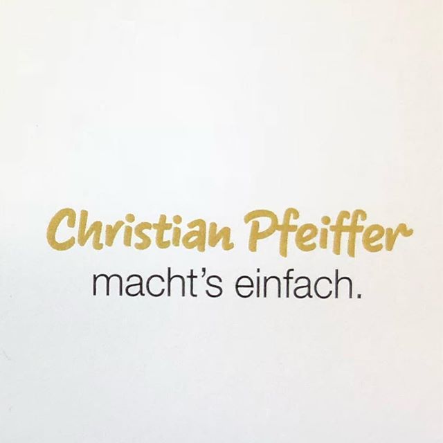 Neue Visitenkarten mit Lebensmotto oder so ?