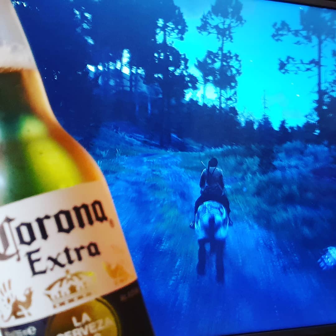 Ein bisschen #reddeadredemption2 spielen. Sehr geiles Spiel! #gaming #xboxone #xbox #männerabend #corona