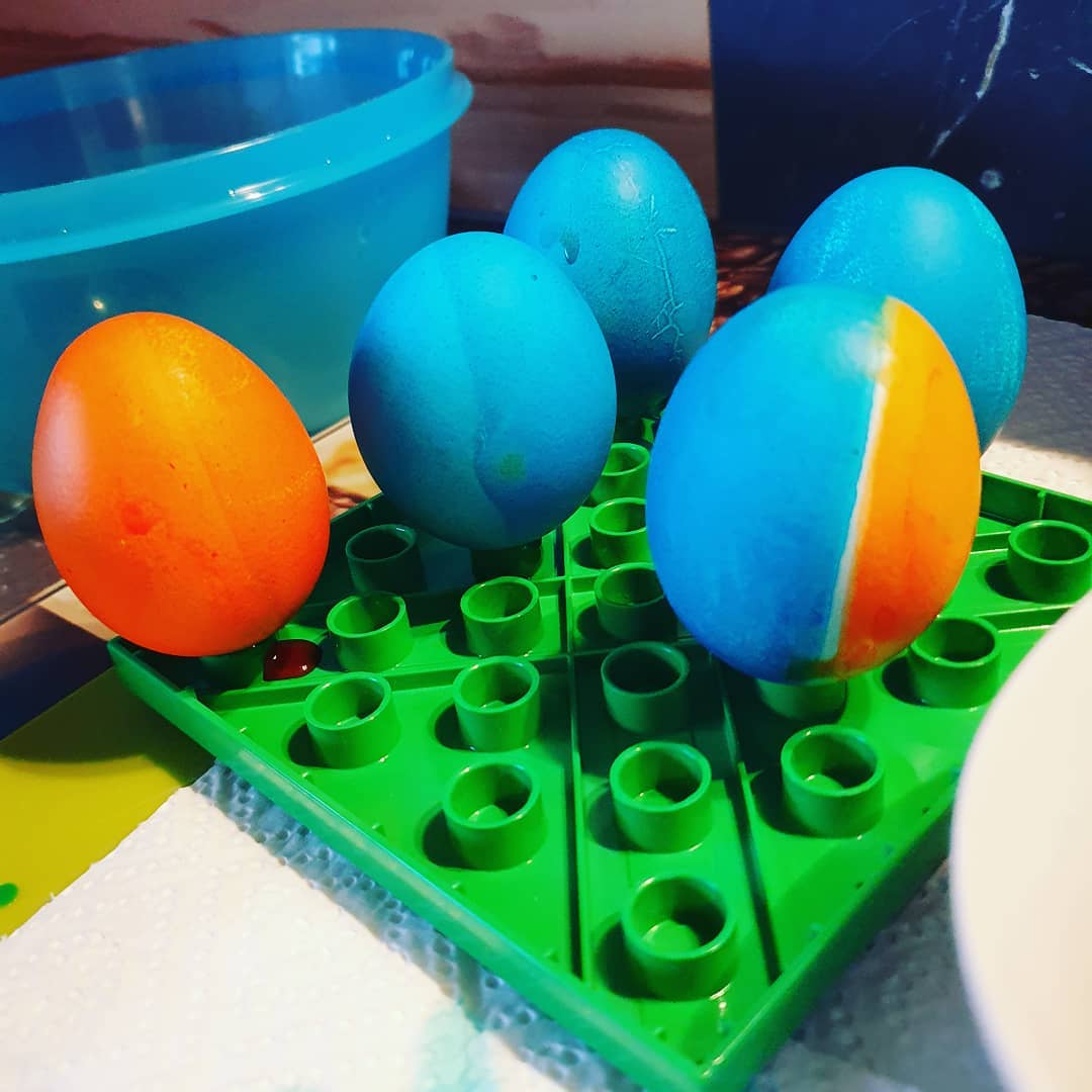 #eier färben #lego Style 😁