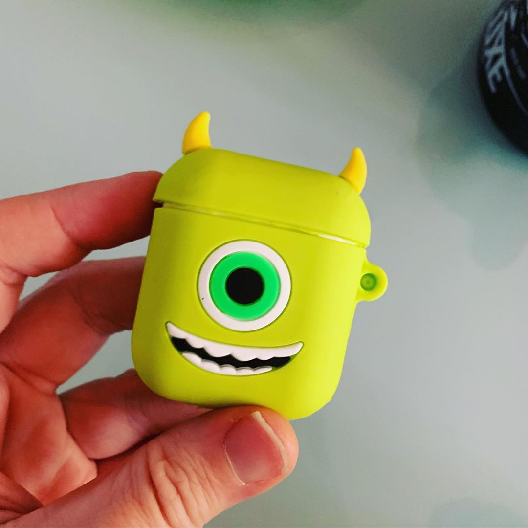 Auch die #Airpods brauchen ein Case 😀 #monsterinc #aliexpress #appleairpods