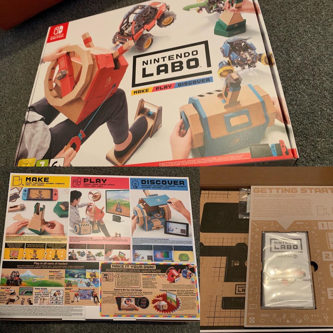Ein Geschenk für die Kids und mich 🤩 #weihnachten #nintendoswitch #nintendolabo