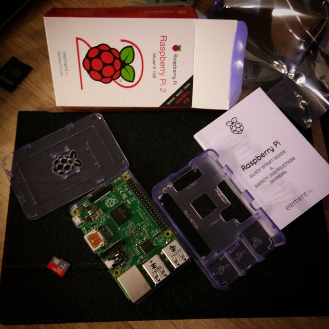 New #raspbeerypi in the house