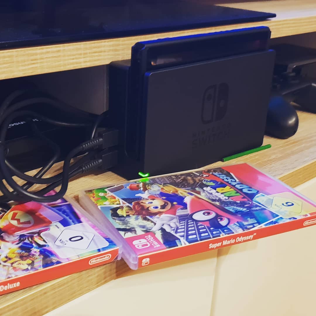 Meine Kids dürften heuer brav gewesen sein.. #nintendoswitch #nintendo #nintendoswitchgames #mariokart #mariorabbids #marioodyssey #gaming #weihnacht