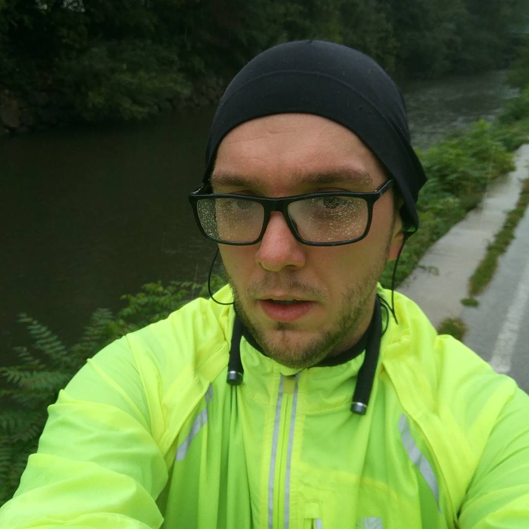 MY BIRTHDAY Run #2017 rainy and 12°C