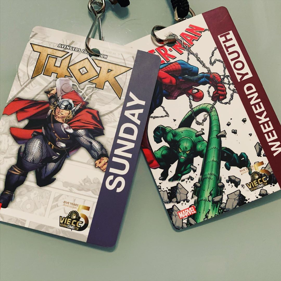 Ready for tomorrow #viecc @vieccviennacomiccon 💪🏼