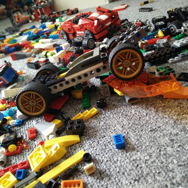 "Dad, let us play LEGO! " #Lego #legostagram