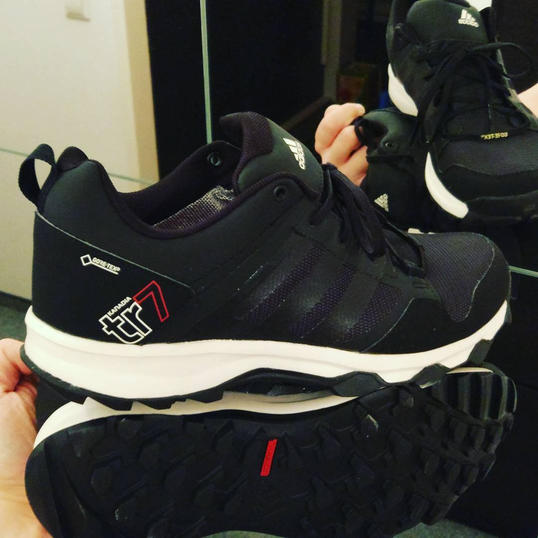 New shoes.. #adidas #tr7 #goretex.. #running or walking? #strava #runnerdrun