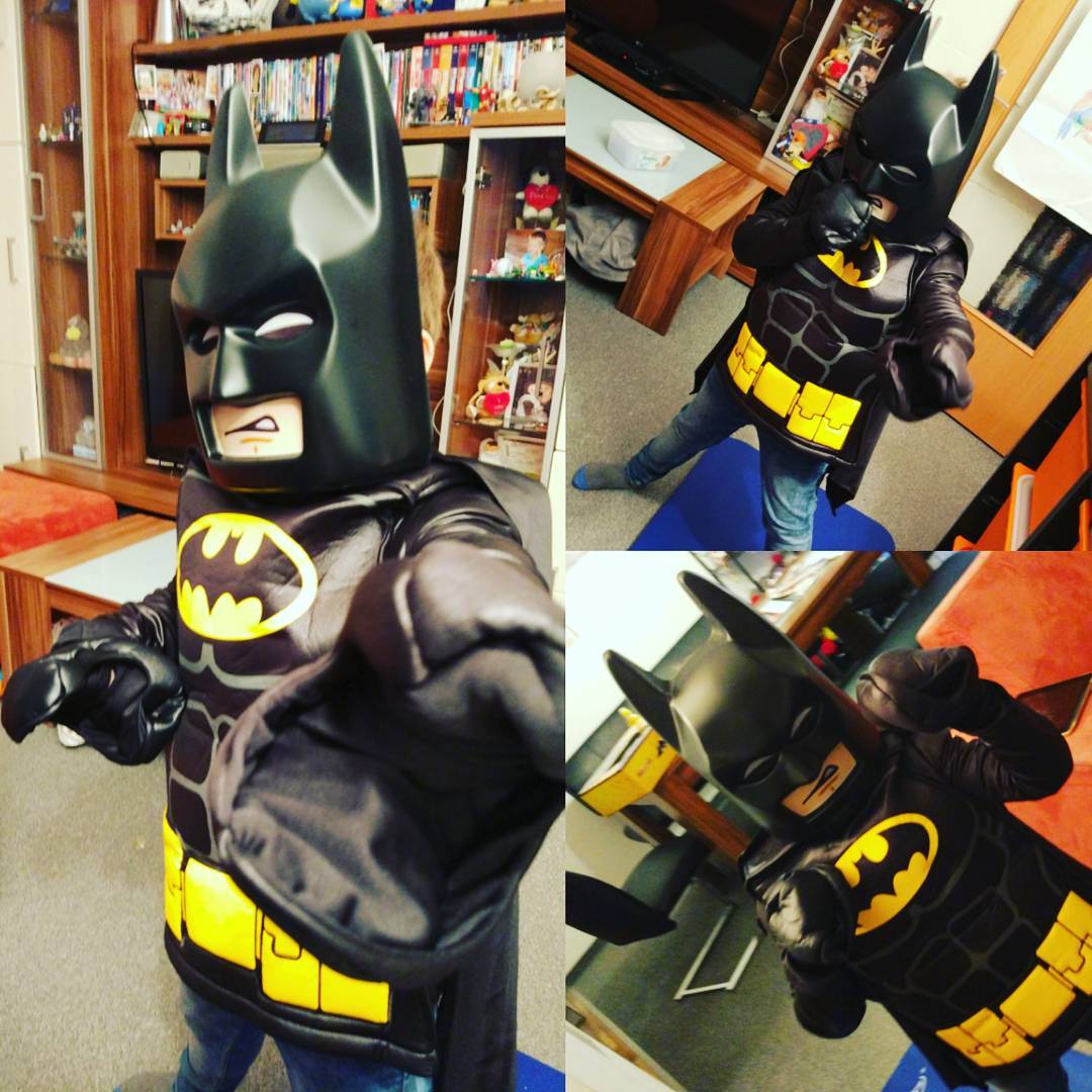 My son is ready for his party :) #batman #Lego #iambatman #fasching #legomovie