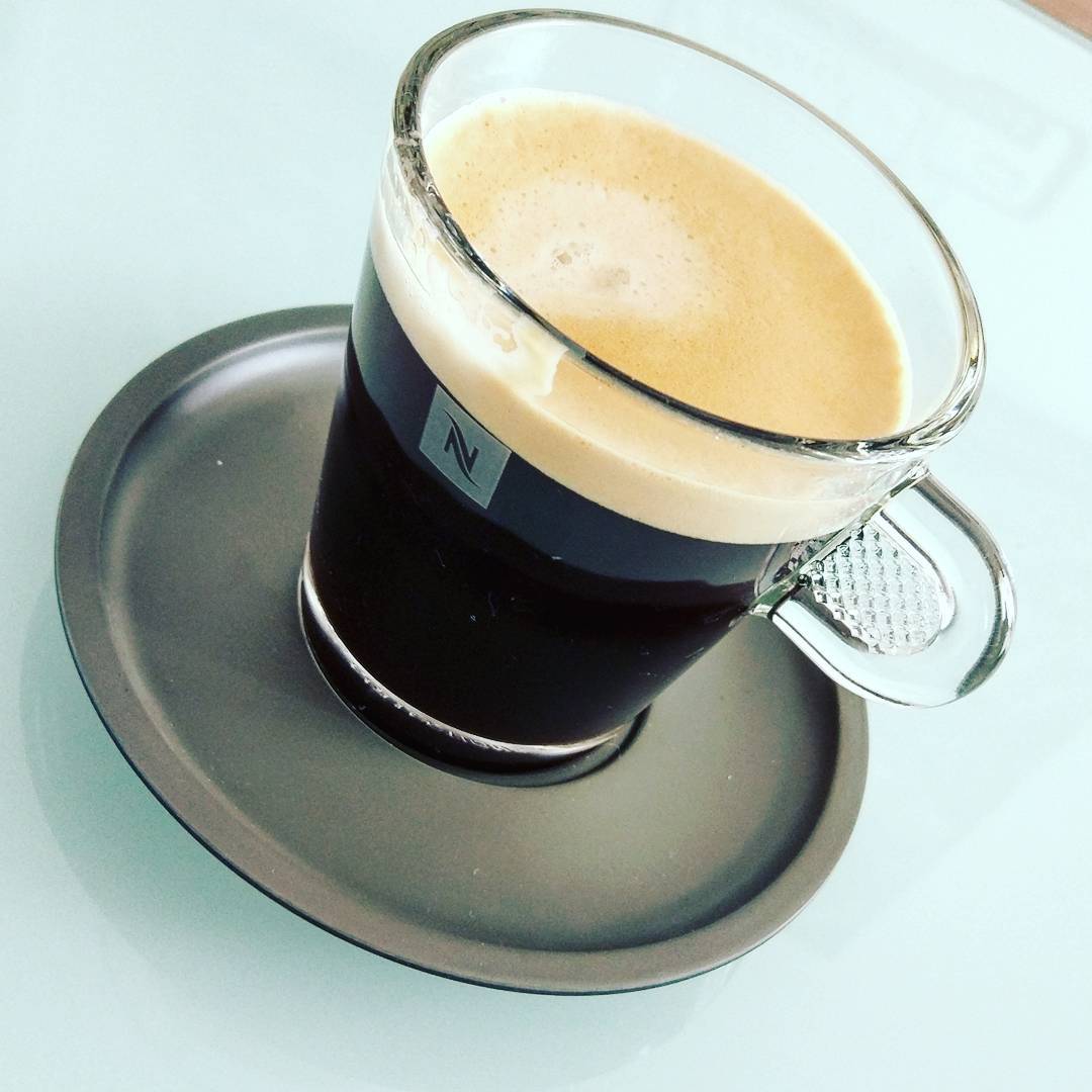 Starting the day with a cup of joy from my new #nespresso #nespressomoments