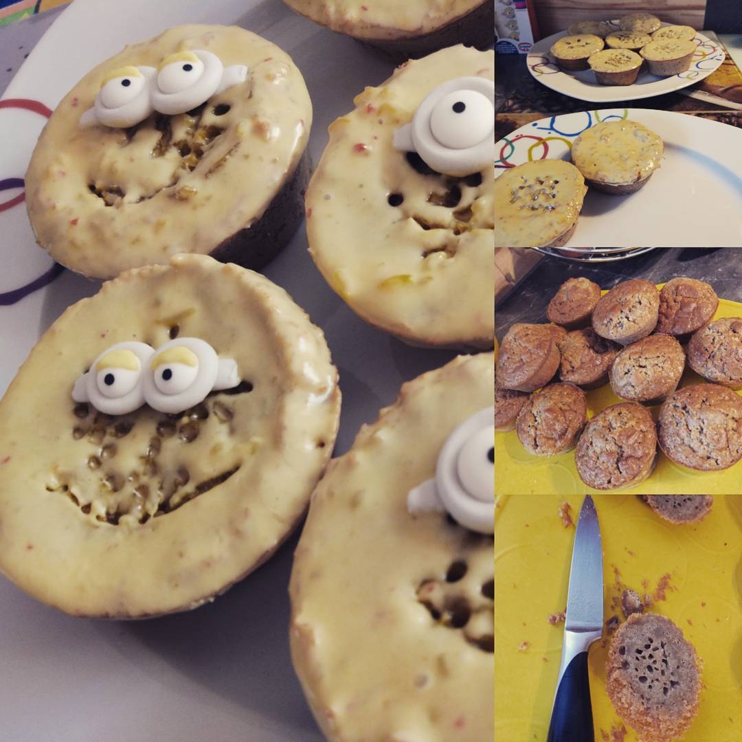 Bootleg Minion Muffins :) Was man nicht alles für seine Kinder versucht #happybirthday #minions #muffins