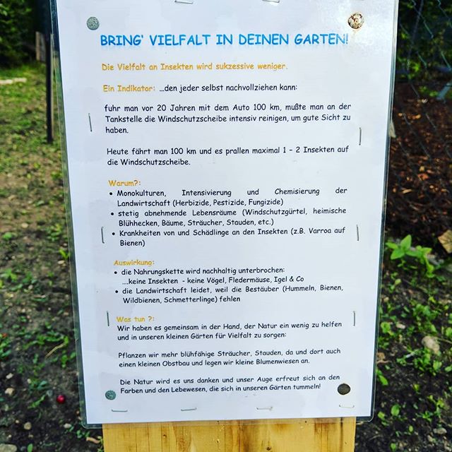 Bring Vielfalt in den Garten! #garten #austria #austrianinstagram #hashtags #thinkgreen