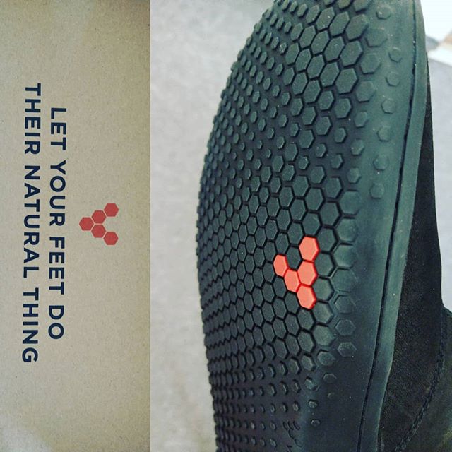 My first pair of @vivobarefoot shoes are in the house 