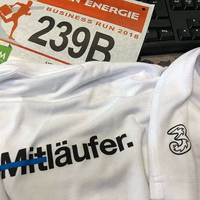 Heute bin ich Mitläufer beim @wienenergie #businessrun für @3oesterreich . Freu mich schon tierisch ? #run #running #runnerdrun #instarunners #austrianrunner #strava @trainwithvi