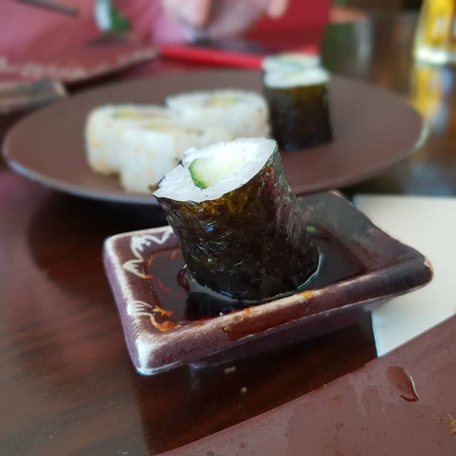 Wiedermal sehr gutes #asianfood genossen bei @ebi_vienna #foodblogger #foodporn #food #sushi #maki